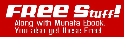 Free things with Munafa Sutra Stock market training material