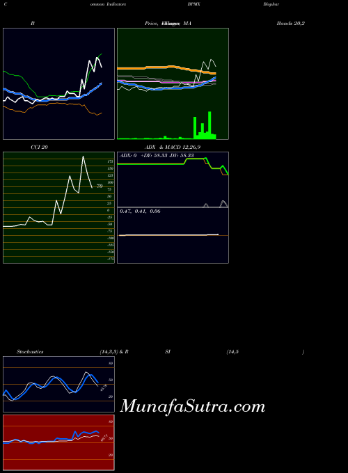 Biopharmx Corporatio indicators chart 