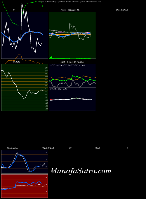 Goldman Sachs indicators chart 