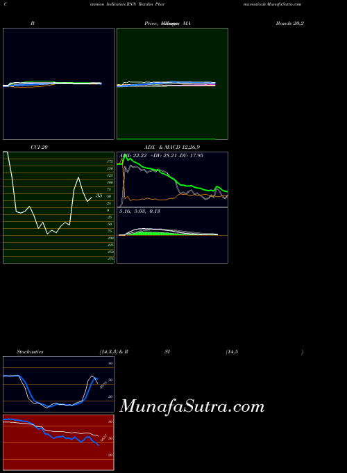 Rexahn Pharmaceuticals indicators chart 