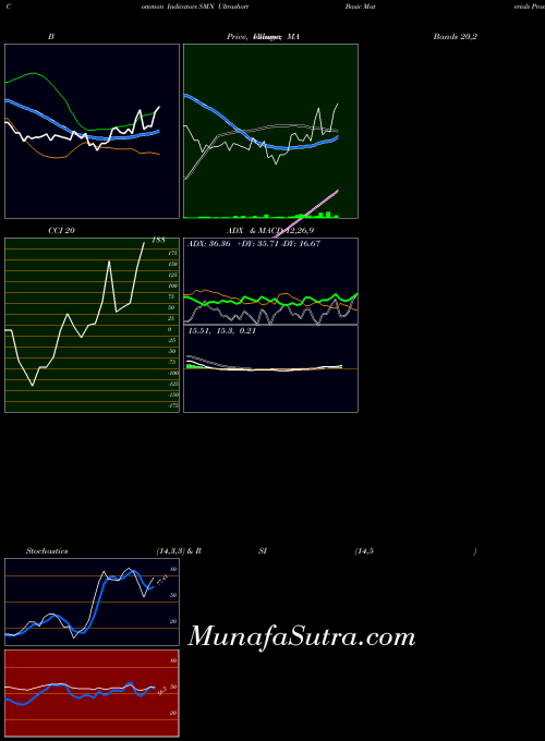 Ultrashort Basic indicators chart 