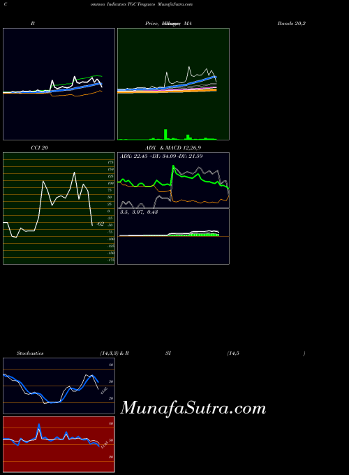 Tengasco indicators chart 