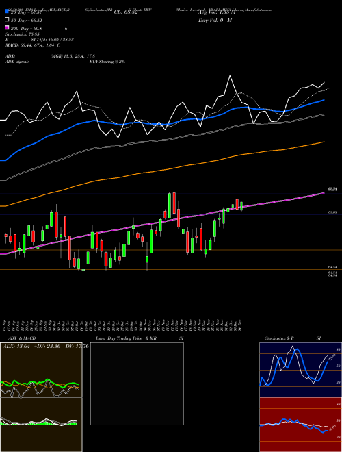 Mexico Investable Mkt Idx MSCI Ishares EWW Support Resistance charts Mexico Investable Mkt Idx MSCI Ishares EWW AMEX