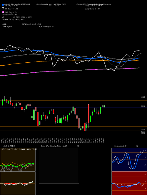 Fidelity MSCI Financials Index FNCL Support Resistance charts Fidelity MSCI Financials Index FNCL AMEX