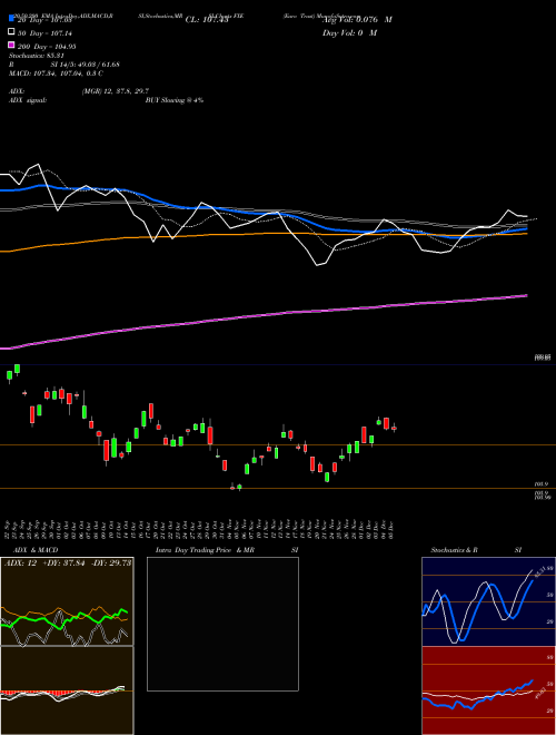 Euro Trust FXE Support Resistance charts Euro Trust FXE AMEX
