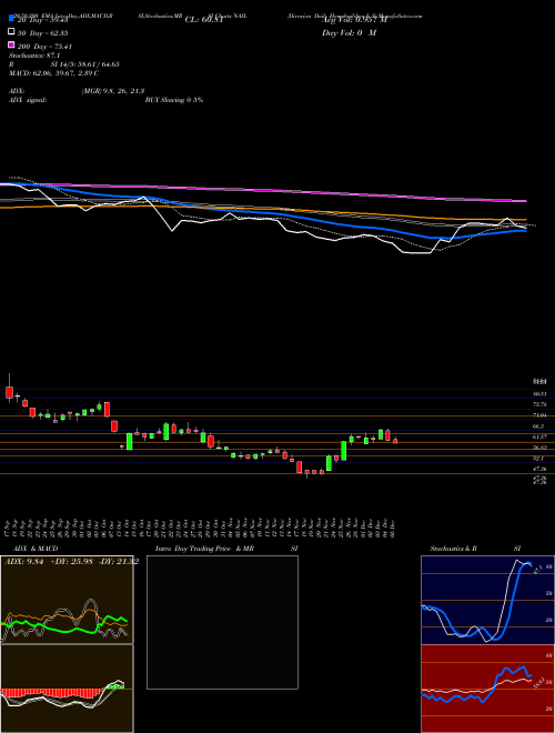 Direxion Daily Homebuilders & S NAIL Support Resistance charts Direxion Daily Homebuilders & S NAIL AMEX