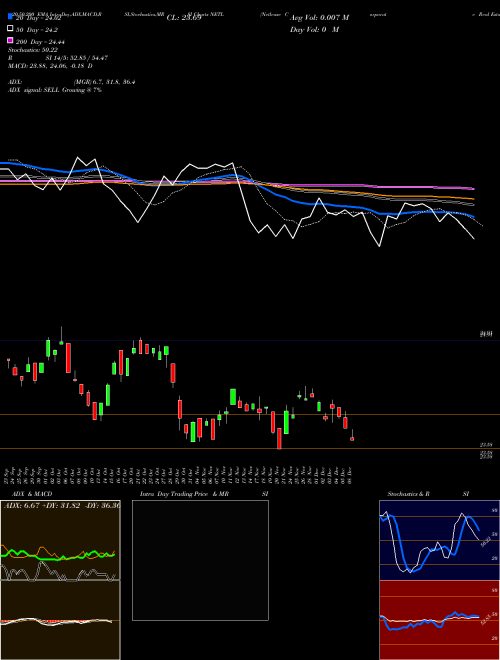 Netlease Corporate Real Estate ETF NETL Support Resistance charts Netlease Corporate Real Estate ETF NETL AMEX