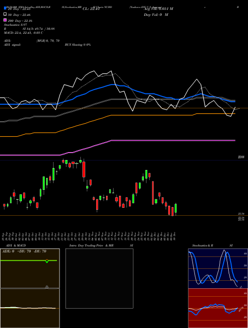 Nushares ESG U.S. Aggregate Bond ETF NUBD Support Resistance charts Nushares ESG U.S. Aggregate Bond ETF NUBD AMEX