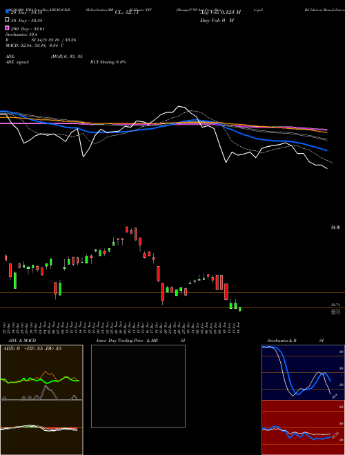 S&P NY Amt-Free Municipal Bd Ishares NYF Support Resistance charts S&P NY Amt-Free Municipal Bd Ishares NYF AMEX