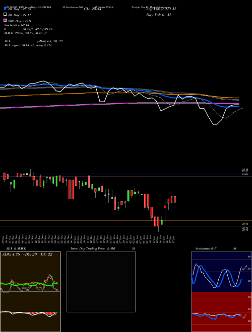 Pacific Gas El PCG-A Support Resistance charts Pacific Gas El PCG-A AMEX