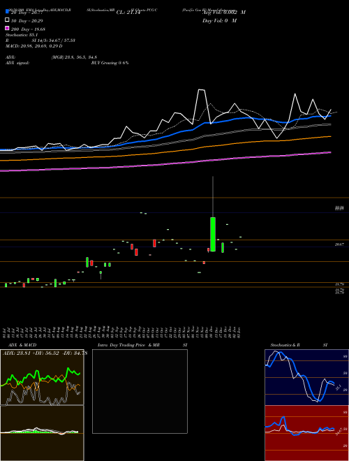 Pacific Gas El PCG-C Support Resistance charts Pacific Gas El PCG-C AMEX