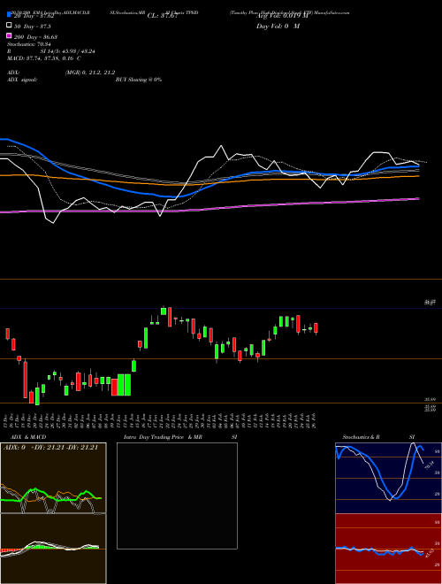 Timothy Plan High Dividend Stock ETF TPHD Support Resistance charts Timothy Plan High Dividend Stock ETF TPHD AMEX