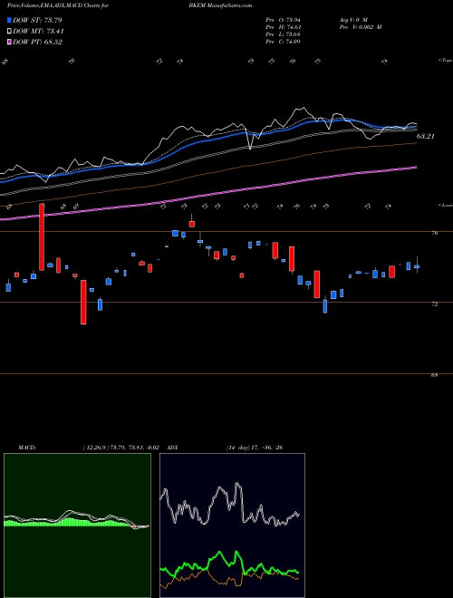 Munafa BNY Mellon Emerging Markets Equity ETF (BKEM) stock tips, volume analysis, indicator analysis [intraday, positional] for today and tomorrow