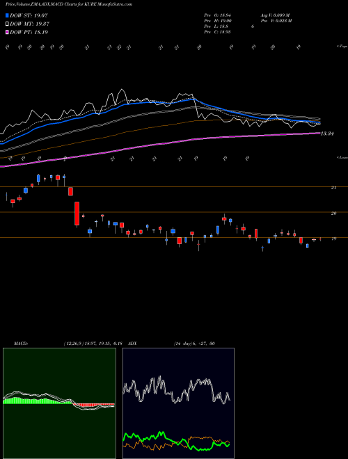 Munafa KS MSCI All China Health Care Index ETF (KURE) stock tips, volume analysis, indicator analysis [intraday, positional] for today and tomorrow