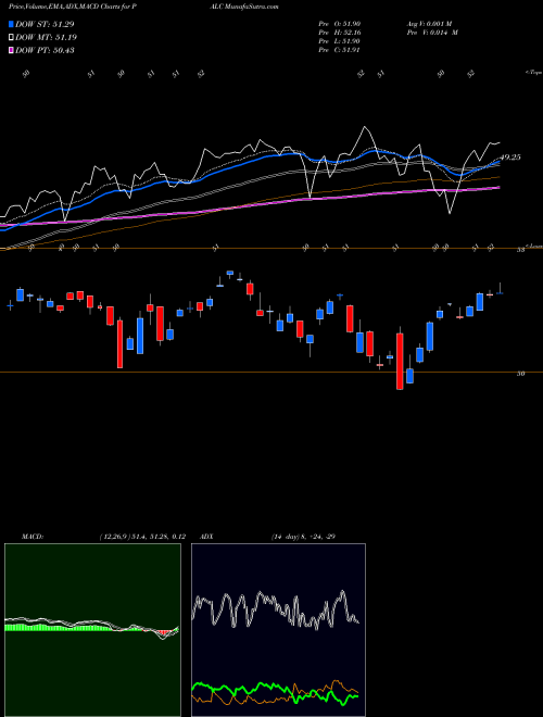 Munafa Pacer Large Cap Multi-Factor Alternator ETF (PALC) stock tips, volume analysis, indicator analysis [intraday, positional] for today and tomorrow