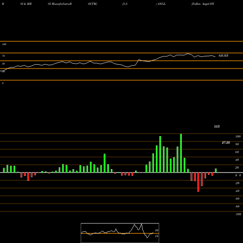 RSI & MRSI charts Fallen Angel HY Bond ETF Market Vectors ANGL share AMEX Stock Exchange 