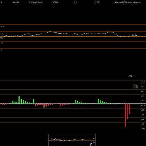 RSI & MRSI charts Truemark ESG Active Opportunities ETF ECOZ share AMEX Stock Exchange 