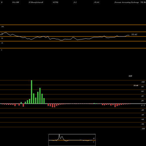 RSI & MRSI charts Forensic Accounting Exchange TR FLAG share AMEX Stock Exchange 