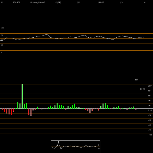 RSI & MRSI charts United Kingdom Franklin FTSE ETF FLGB share AMEX Stock Exchange 