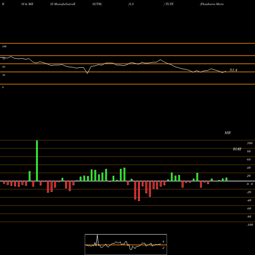 RSI & MRSI charts Flexshares Morningstar Emerging TLTE share AMEX Stock Exchange 