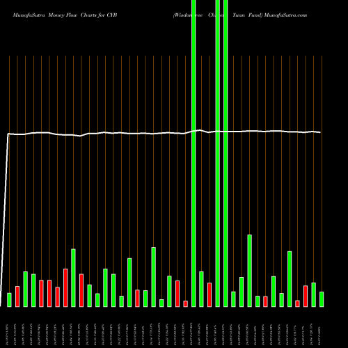 Money Flow charts share CYB Wisdomtree Chinese Yuan Fund AMEX Stock exchange 