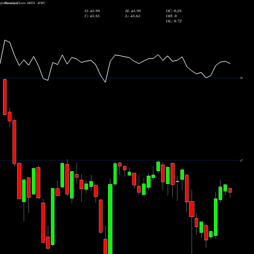 Monthly charts share AVMU Avantis Core Municipal Fixed Income ETF AMEX Stock exchange 
