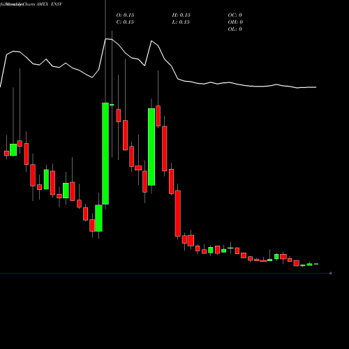Monthly charts share ENSV Enservco Corpporation AMEX Stock exchange 