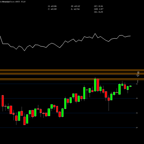 Monthly charts share FLQS Franklin Libertyq U.S. Small Cap Equity ETF AMEX Stock exchange 