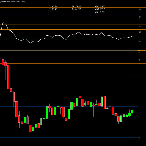 Monthly charts share RORO SPDR SSGA Risk Aware ETF AMEX Stock exchange 