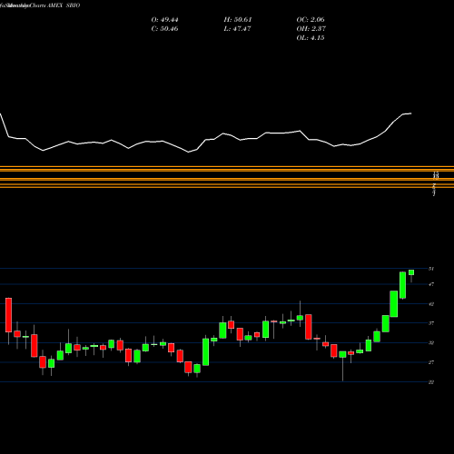 Monthly charts share SBIO Alps Medical Breakthroughs ETF AMEX Stock exchange 
