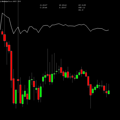 Monthly charts share SEIX Virtus Seix Senior Loan ETF AMEX Stock exchange 