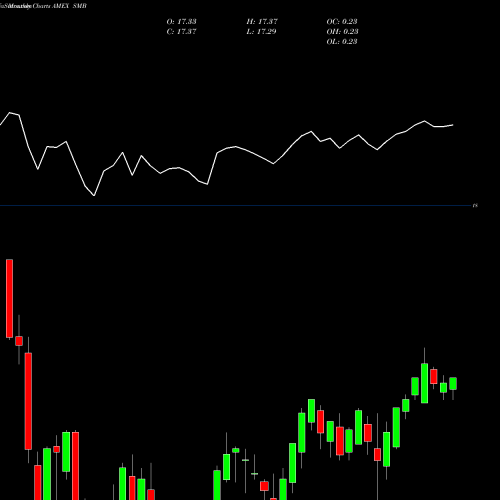 Monthly charts share SMB Short Municipal Index ETF Market Vectors AMEX Stock exchange 