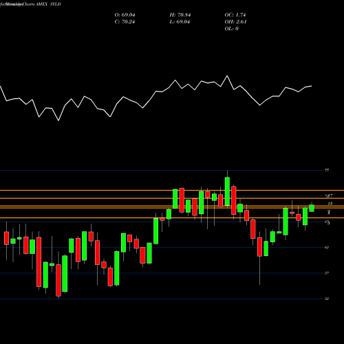 Monthly charts share SYLD Cambria Shareholder Yield ETF AMEX Stock exchange 