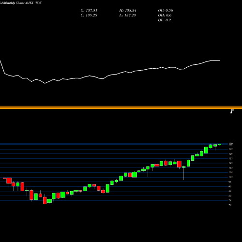 Monthly charts share TOK Kokusai Index MSCI Ishares AMEX Stock exchange 