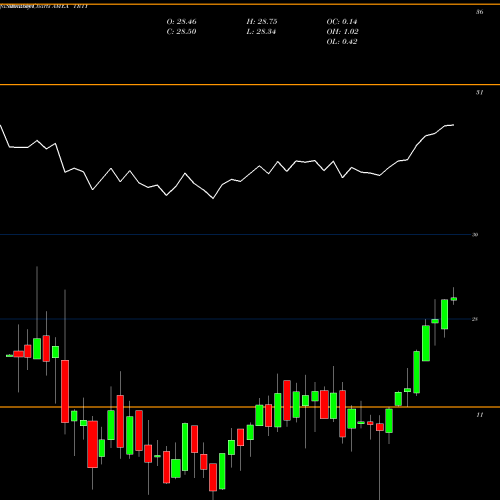 Monthly charts share TRTY Cambria Trinity ETF AMEX Stock exchange 