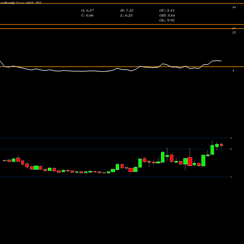 Monthly charts share WYY Widepoint Corp AMEX Stock exchange 