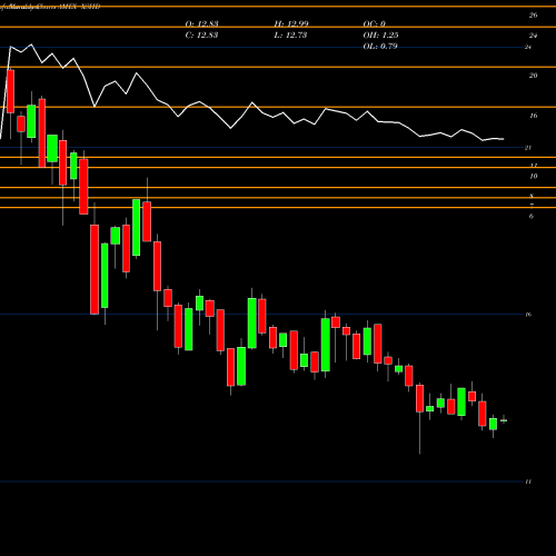 Monthly charts share XSHD S&P Smallcap High Dividend Low Vol Invesco ETF AMEX Stock exchange 