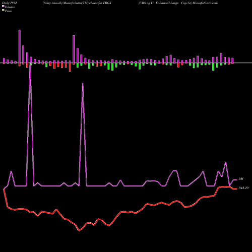 PVM Price Volume Measure charts UBS Ag Fi Enhanced Large Cap Gr FBGX share AMEX Stock Exchange 