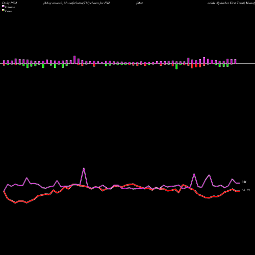 PVM Price Volume Measure charts Materials Alphadex First Trust FXZ share AMEX Stock Exchange 