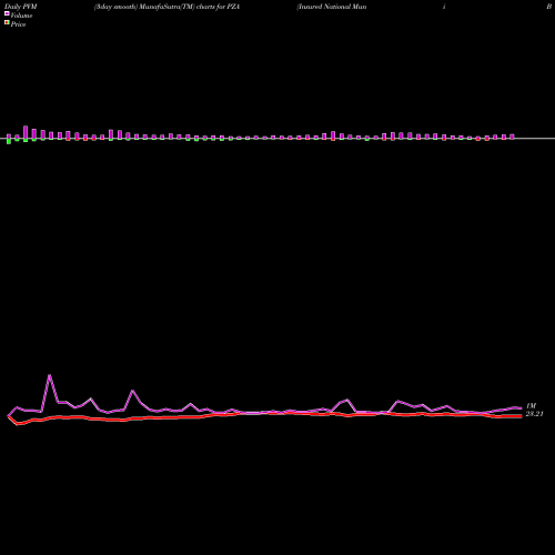 PVM Price Volume Measure charts Insured National Muni Bond Powershares PZA share AMEX Stock Exchange 