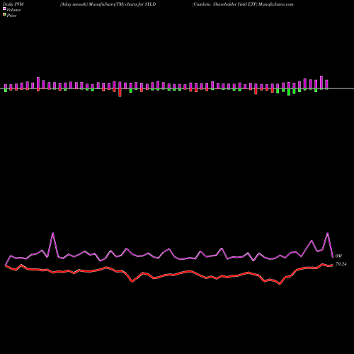 PVM Price Volume Measure charts Cambria Shareholder Yield ETF SYLD share AMEX Stock Exchange 