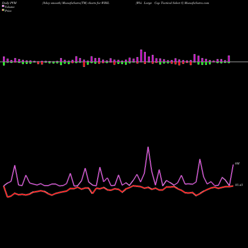 PVM Price Volume Measure charts Wbi Large Cap Tactical Select S WBIL share AMEX Stock Exchange 