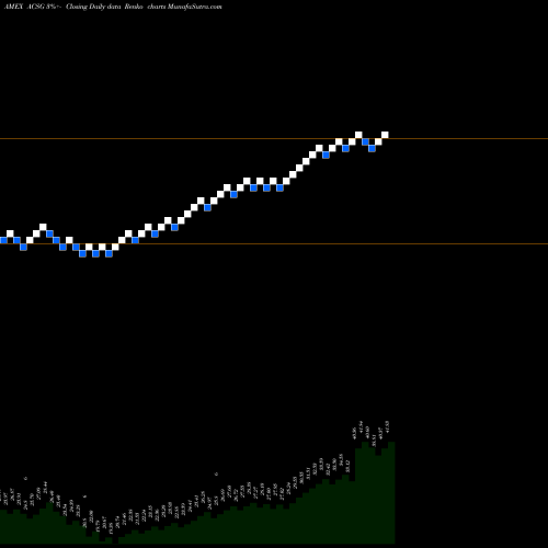 Free Renko charts Xtrackers MSCI ACWI Ex USA ESG Leaders ETF ACSG share AMEX Stock Exchange 