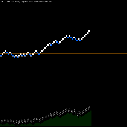 Free Renko charts FT Active Factor Large Cap ETF AFLG share AMEX Stock Exchange 