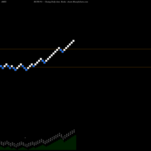 Free Renko charts FT CBOE Vest Fund Of Buffer ETFS BUFR share AMEX Stock Exchange 