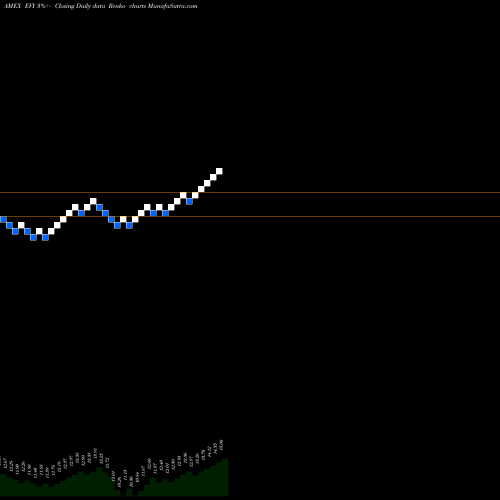 Free Renko charts Eaton Vance New York Muni Income Trust EVY share AMEX Stock Exchange 