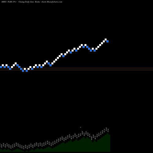 Free Renko charts Fidelity U.S. Multifactor ETF FLRG share AMEX Stock Exchange 