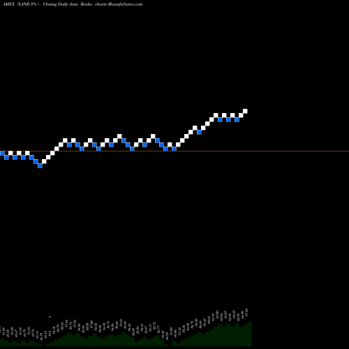Free Renko charts SPDR S&P North American Natural NANR share AMEX Stock Exchange 