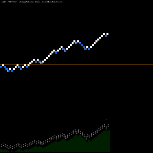 Free Renko charts Purebetasm MSCI USA Invesco ETF PBUS share AMEX Stock Exchange 
