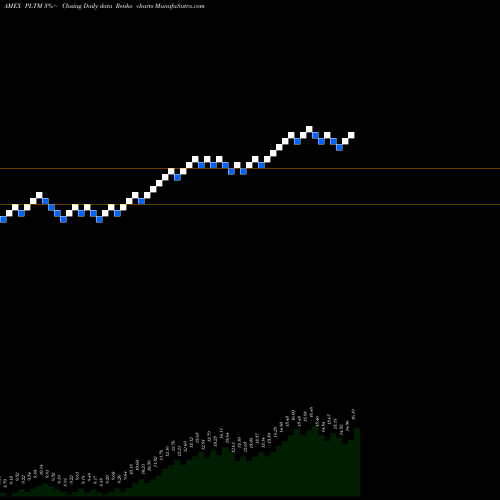 Free Renko charts Graniteshares Platinum Shares ETF PLTM share AMEX Stock Exchange 